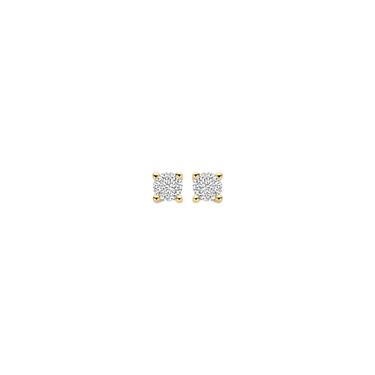 Ørestikker 2x 0,15 ct. - 14 kt. Guld