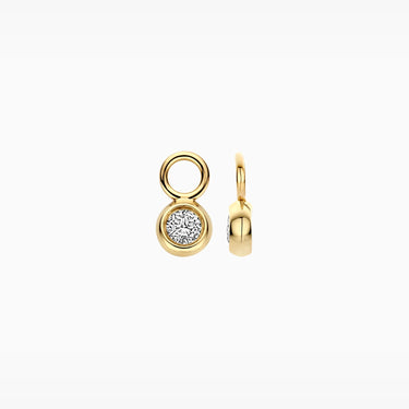 Øreringe 2x 0,25 ct. - 14 kt. Guld