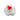 Magic Stone Heart Ørering - Forsølvet Messing fra LULU Copenhagen
