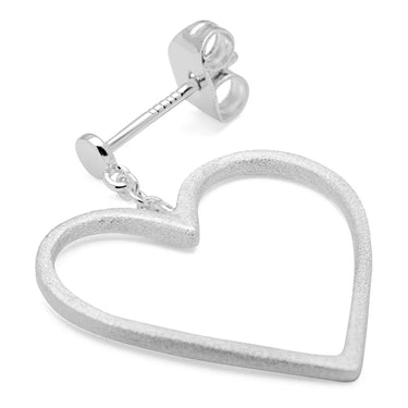 Love Free Ørering - Forsølvet Messing