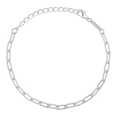 Paperclip Armbånd - Forsølvet Messing
