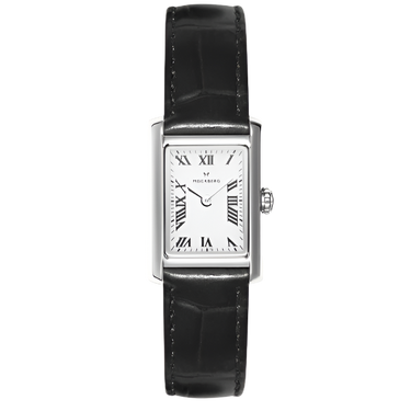 Timeless Black Leather Silver fra Mockberg
