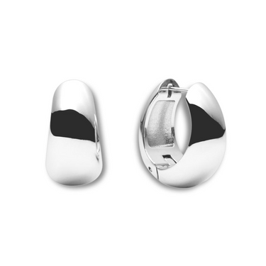 Aura Bold Hoops - Stål