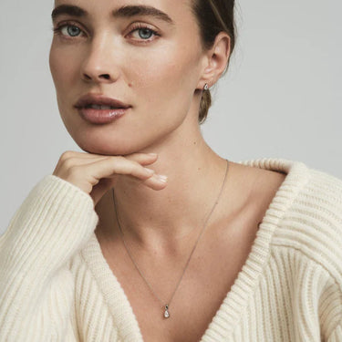 Belle White Halskæde - Stål
