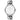 Native White Dial with Silver Chain Watch Strap fra Nordgreen