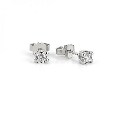 14kt. TRIA ørestikker med 2x0,13ct. W-si fra Nuran