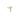 Bogstav Ørestik T m. pavé 0,036ct. W-si - 14 kt. Guld