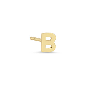 Bogstav Ørestik B -14 kt. Guld