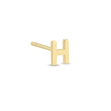 Bogstav Ørestik H - 14 kt. Guld