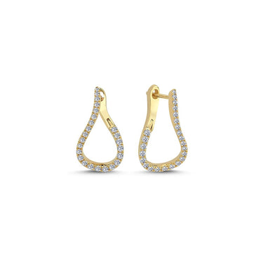 Valentina Ørestikker Lille m. 0,55ct. W-si - 14kt. Guld