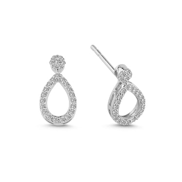Mira Ørestikker 0,33 ct. - 14 kt. Hvidguld