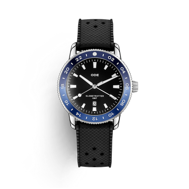 The Globetrotter GMT Blå Urkasse &amp; Sort Urskive fra ODE