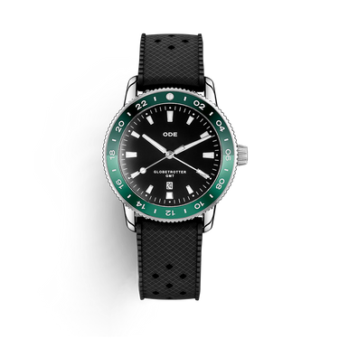 The Globetrotter GMT Grøn Urkasse &amp; Sort Urskive fra ODE