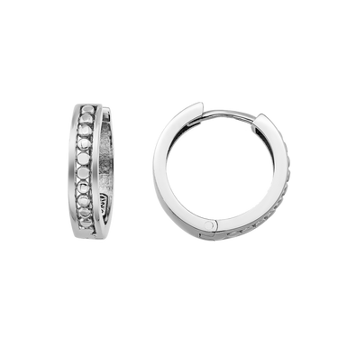 Elegant Medium Creoler - Sølv fra Silver Essentials