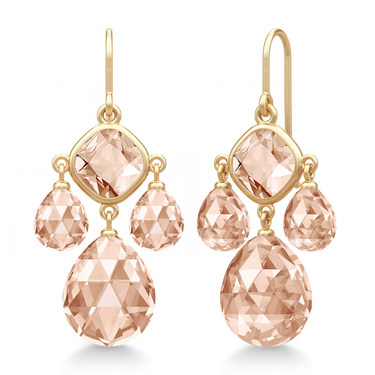 Olivia Chandelier Øreringe - Forgyldt