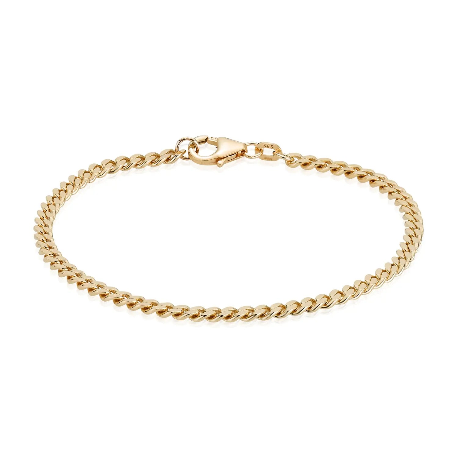 Panser Facet Armbånd 0,85 - 14 kt. Guld fra Fine Essentials by Plaza