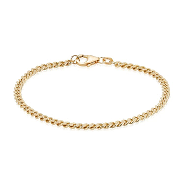 Panser Facet Armbånd 0,85 - 14 kt. Guld fra Fine Essentials by Plaza