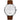 Pioneer // 42mm // Silver // Leather // Brown // White fra Nordgreen