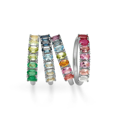 Poetry Rainbow Ring - Sølv fra Mads Z Silver Label