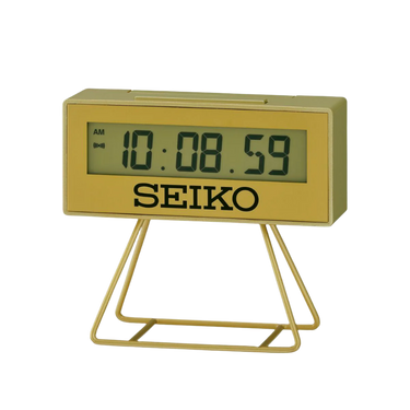 Mini Marathon Vækkeur Small - Guld fra Seiko Clocks