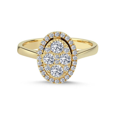 Posh Ring m. 0,64ct. W-si - 14kt. fra Nuran