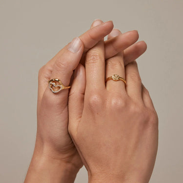 Mini Esma Ring - Forgyldt fra Enamel