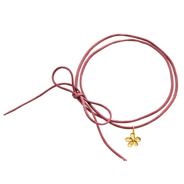 Rosa Choker - Forgyldt fra Maanesten