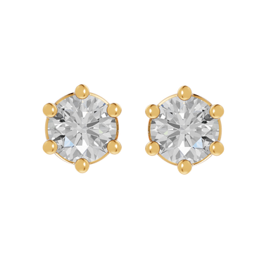 Star 0,25 ct. ørestikker  - 14 kt. Guld