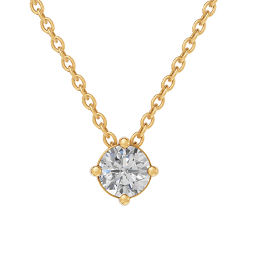 Square 0,30 ct. vedhæng  - 14 kt. Guld