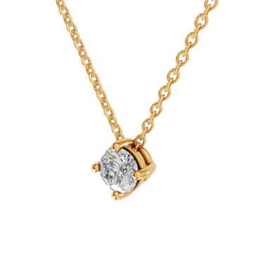 Square 0,40 ct. vedhæng  - 14 kt. Guld