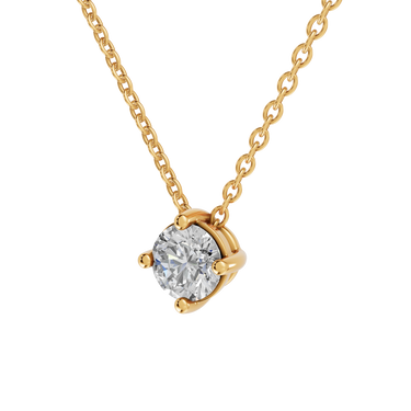 Square 0,50 ct. vedhæng  - 14 kt. Guld