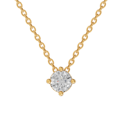 Square 0,15 ct. vedhæng  - 14 kt. Guld
