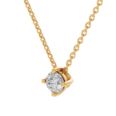 Square 0,15 ct. vedhæng  - 14 kt. Guld