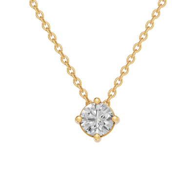 Square 0,25 ct. vedhæng  - 14 kt. Guld