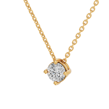 Square 0,25 ct. vedhæng  - 14 kt. Guld