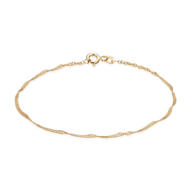 Singapore Armbånd 1,5 - 18cm - 8kt. guld