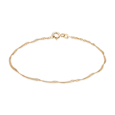 Singapore 14 kt 1,5/17cm 0,9 gr. fra Fine Essentials by Plaza