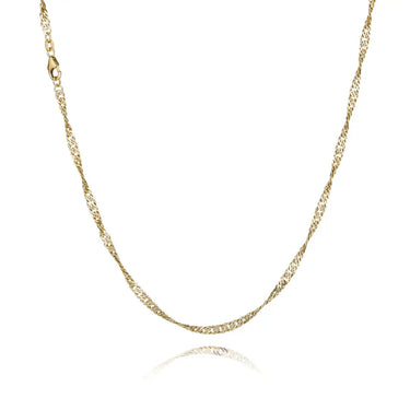 Singapore 2,3/45 cm halskæde - 8 kt. guld fra Gold Essentials by Plaza