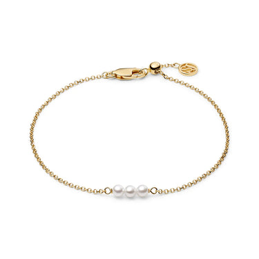Perla Cinque Armbånd - Forgyldt