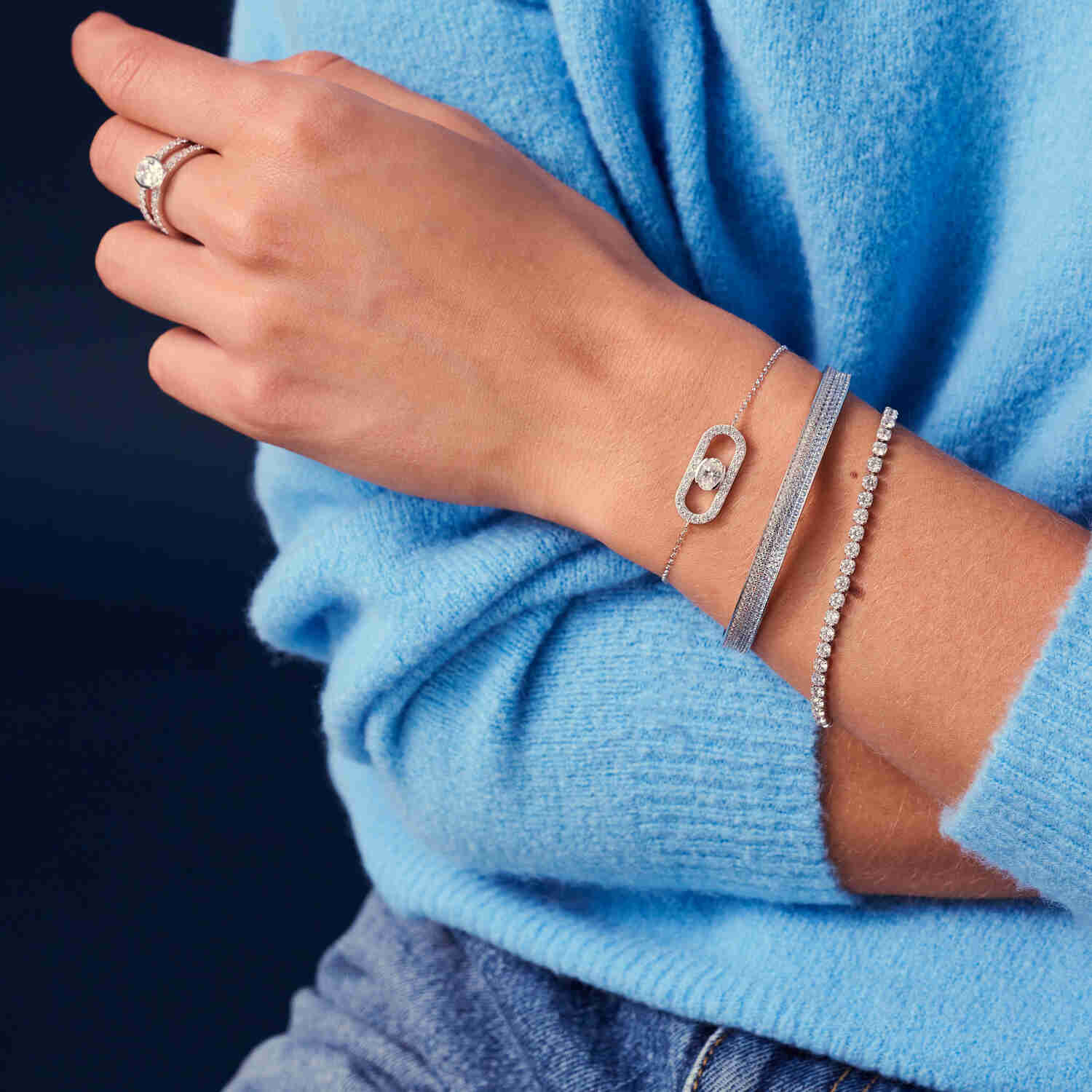 Ellera Grande Armbånd - Sølv fra Sif Jakobs Jewellery