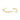 Ellera Waves Piaurana Bangle - Forgyldt