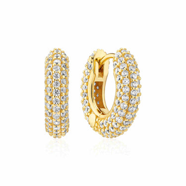 Carrara Piccolo Øreringe - Forgyldt fra Sif Jakobs Jewellery