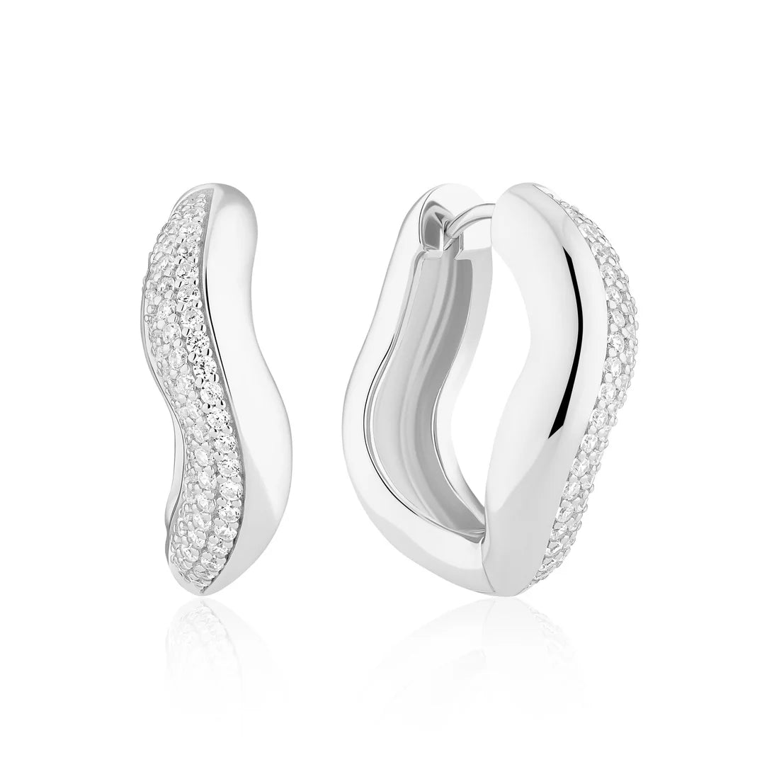 Glorenza Grande Øreringe - Sølv fra Sif Jakobs Jewellery