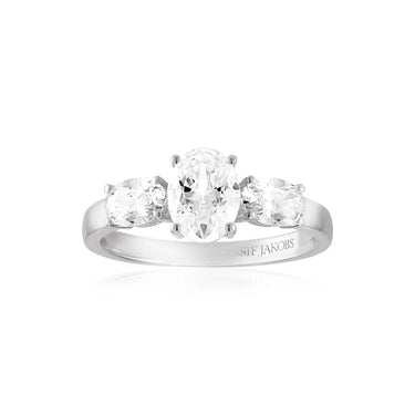 Ellisse Tre Ring - Sølv fra Sif Jakobs Jewellery