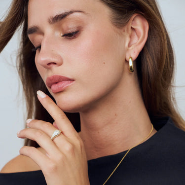 Goccia Piccolo Ring - Forgyldt