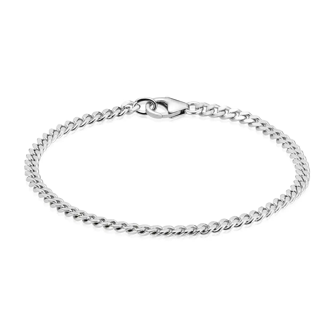 Panser armbånd 0,85/17 - Sølv fra Basic Essentials by Plaza