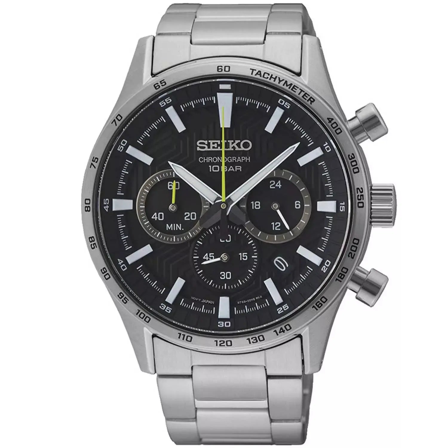 Chronograph SSB413P1 - Sølv/Sort fra Seiko