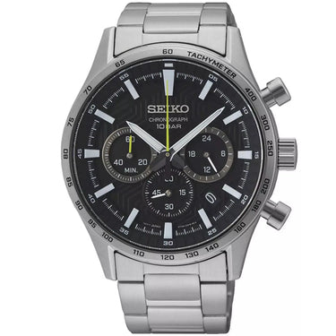 Chronograph SSB413P1 - Sølv/Sort fra Seiko