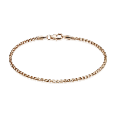 Venezia Rund Armbånd 2,0 - Rosaforgyldt fra Basic Essentials by Plaza
