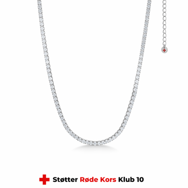 Red Cross Halskæde - Sølv